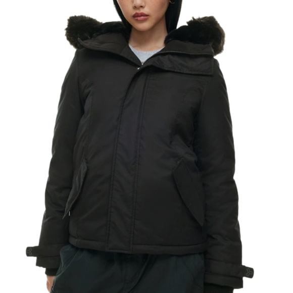 Aritzia TNA Jackets & Blazers - Aritzia TNA The Summit Short Down Black Parka Size XS